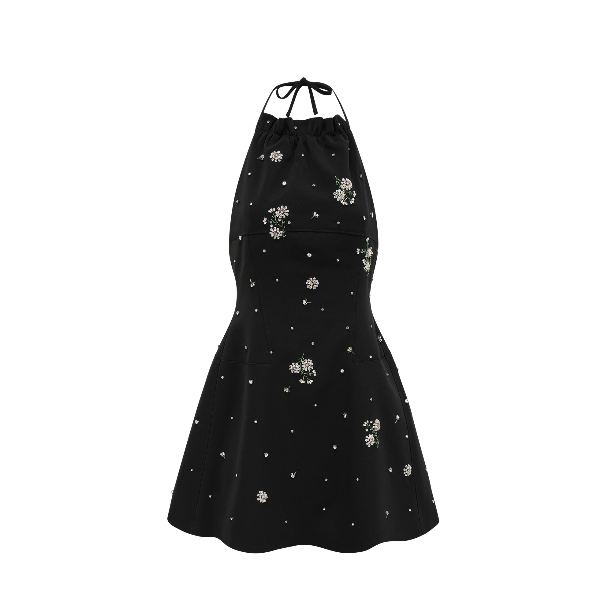 Ariane Crystal Embellished Scoop Back Mini Dress - Elegant Party & Evening Wear for Women