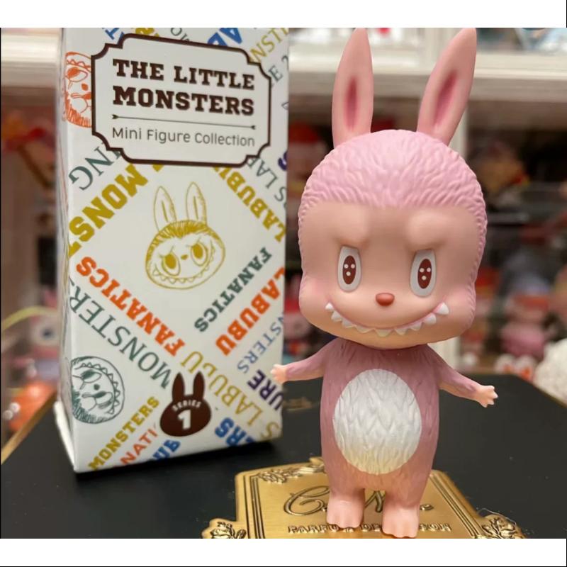 Labubu The Monsters Series 1 Pink Collectible Vinyl Figure - Cute Kawaii Art Toy for Display, Gifts & Anime Collections