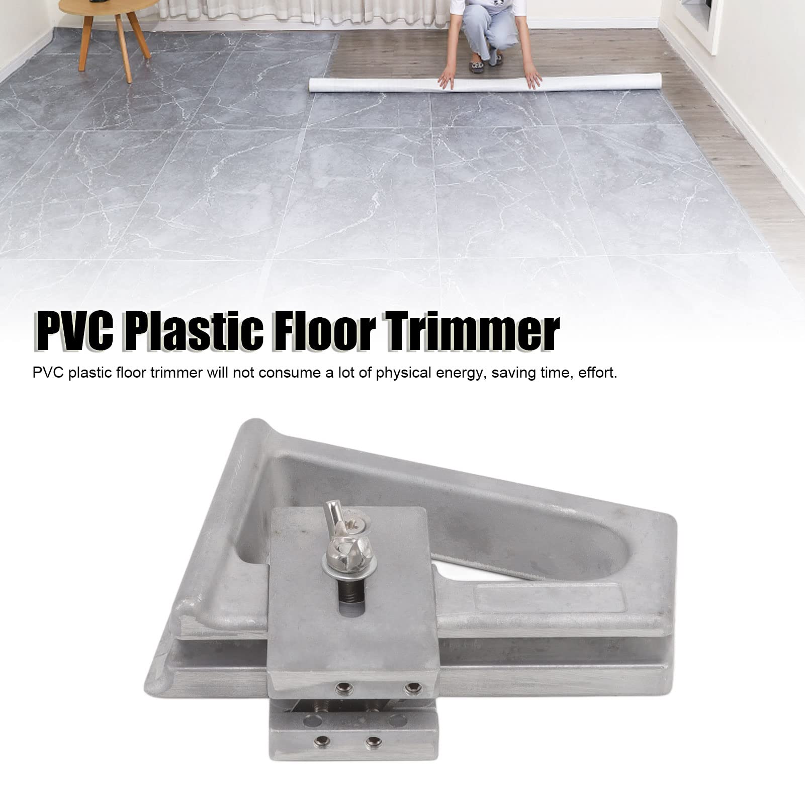 Premium PVC Floor Strip & Edge Banding Trimmer - Aluminum Alloy Flooring Knife for Straight Edge Cutting | Perfect for Laminate, Vinyl & Hardwood Floor Installation & DIY Home Renovation