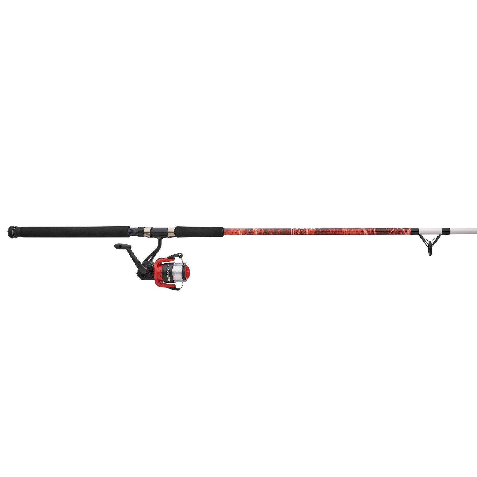 Tiger® Spinning Catfish Fishing Rod and Reel Combo - Mossy Oak Camouflage - Perfect for Freshwater Fishing and Outdoor Adventures