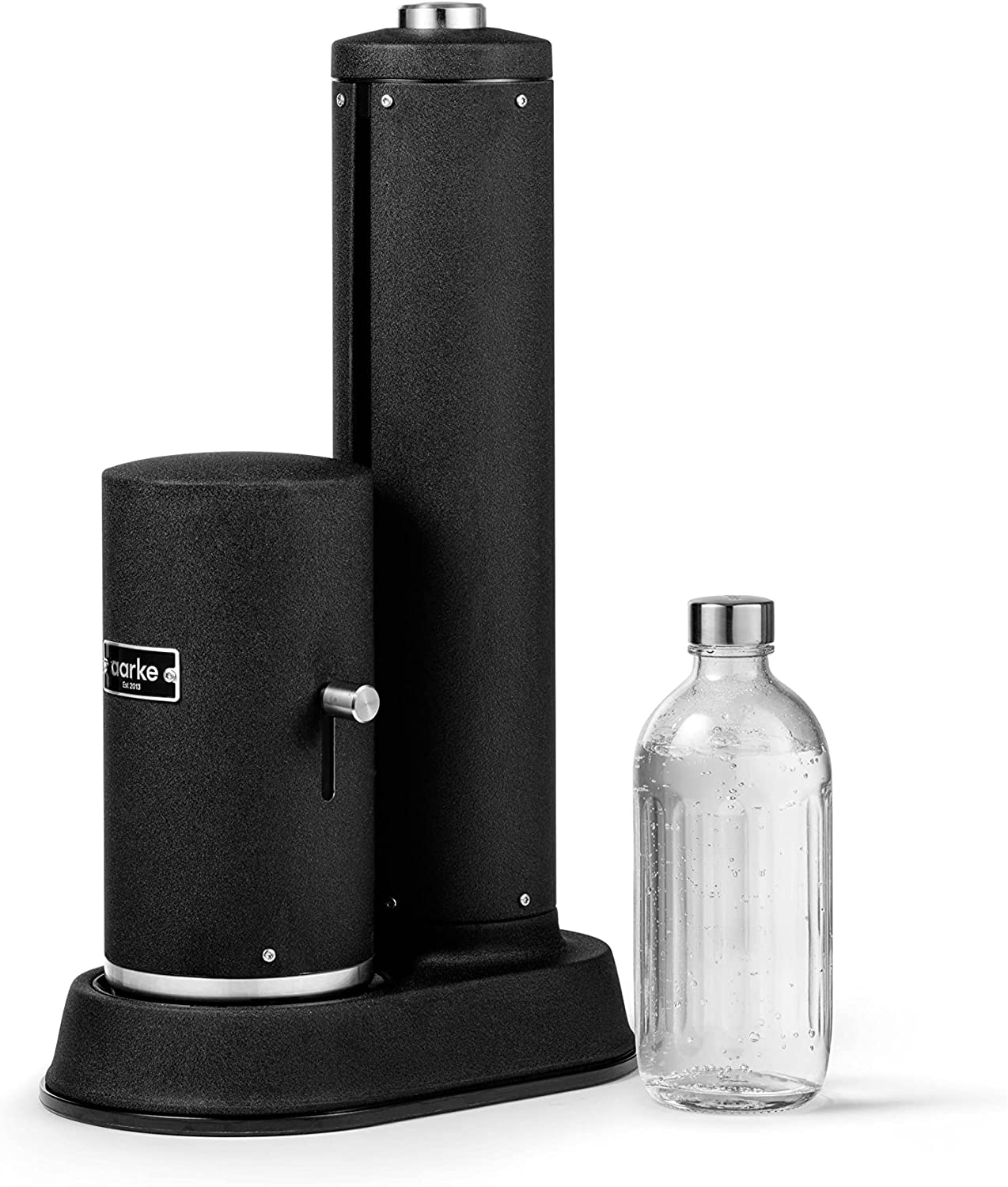Aarke Carbonator Pro Sparkling Water Maker - Premium Matte Black Soda Machine for Home & Office | Make Fresh Carbonated Drinks, Sparkling Water & Soda Easily