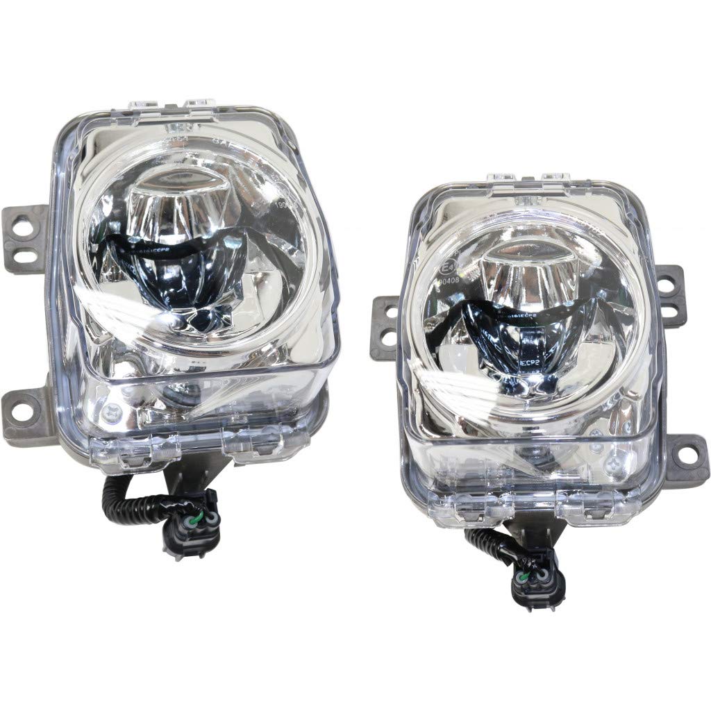 2015-2017 Acura TLX Fog Light Assembly Pair - DOT Certified with Bulbs (Driver & Passenger Side) | AC2592113 AC2593113 | Perfect for Night Driving & Bad Weather Visibility