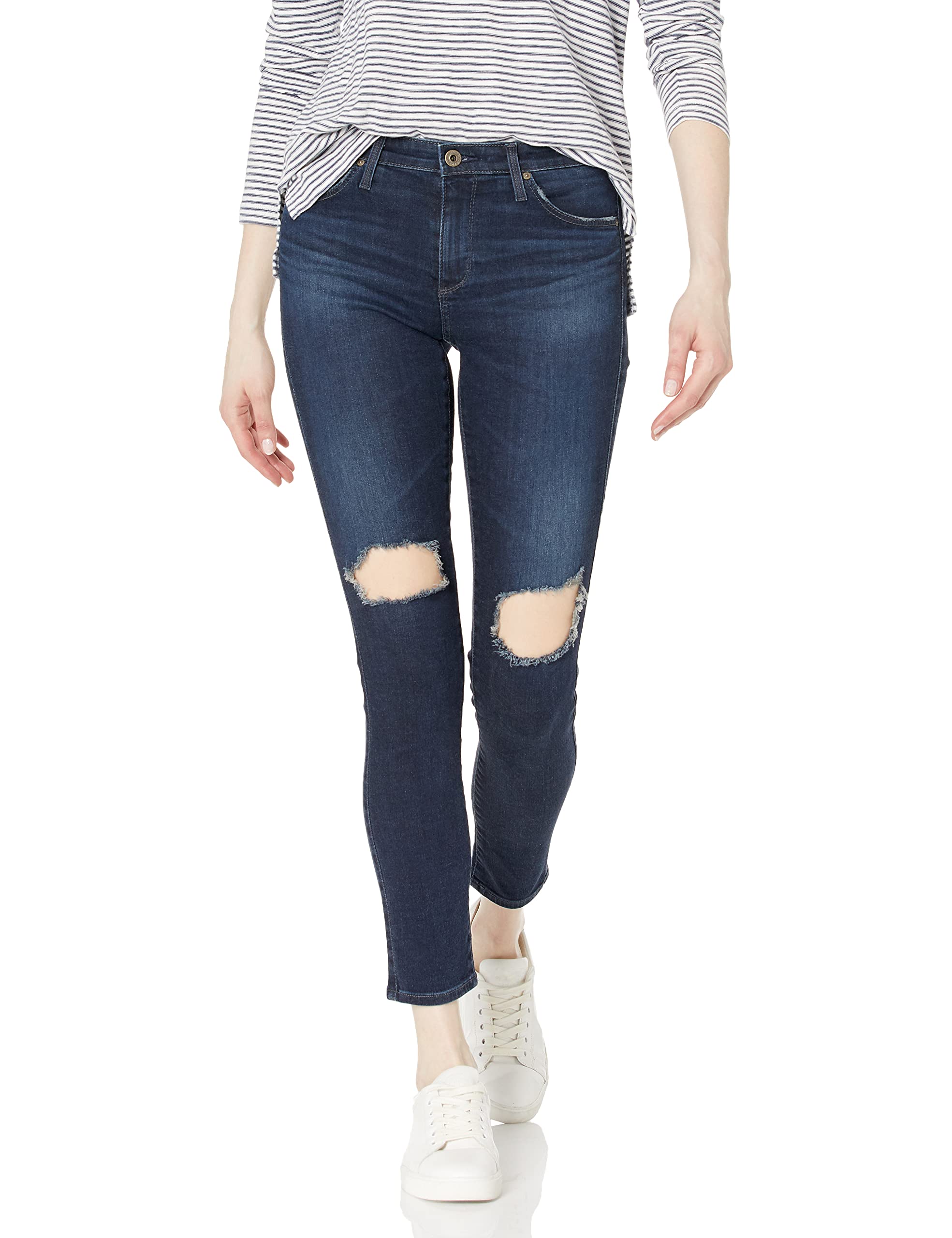 Women's Super Skinny Ankle Jeans - High Stretch Denim Leggings for Yoga, Workout & Casual Wear
