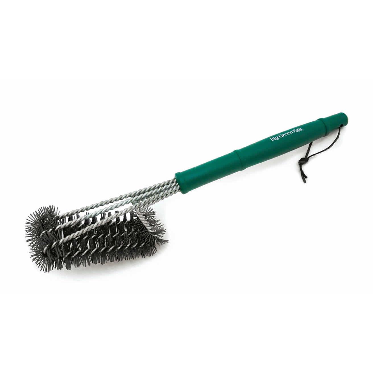 Big Green Egg Diamond Coated Nylon Bristle Grill Brush - Heavy Duty BBQ Grid Scrubber for Kamado Grills (Model 127310) - Perfect for Cleaning Grates, Smokers & Outdoor Cooking Surfaces