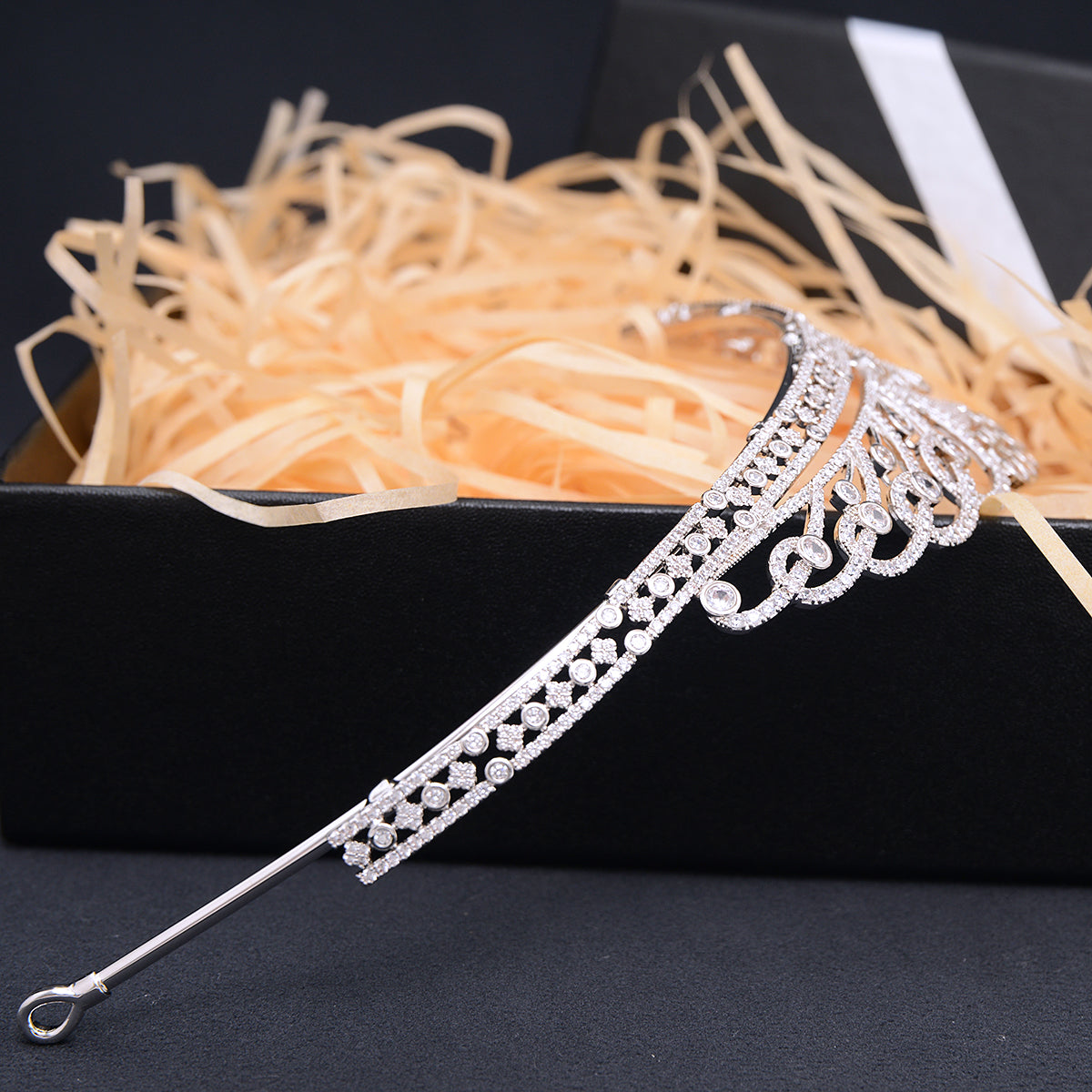 Elegant Cubic Zirconia Royal Wedding Tiara for Bride | Crystal Bridal Crown for Women CH10394 | Perfect for Weddings, Prom, Pageants & Special Occasions