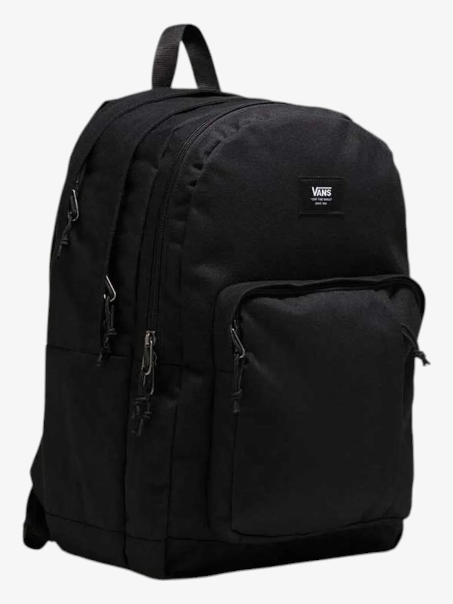 Vans Old Skool Trek Backpack - Black Waterproof Hiking Backpack for Men & Women | Durable School Bag for College, Travel & Outdoor Adventures