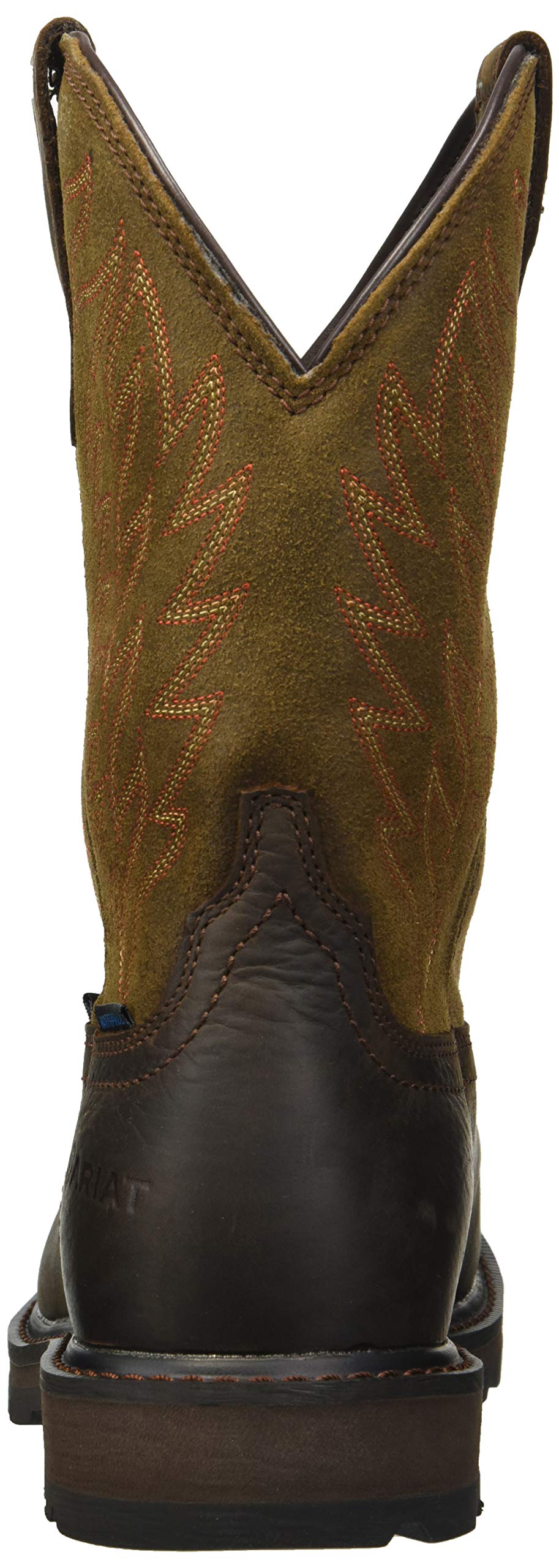 Ariat Men’s Groundbreaker Wide Square Toe Waterproof Steel Toe Work Boots – Durable Safety Footwear for Construction, Farming & Outdoor Work