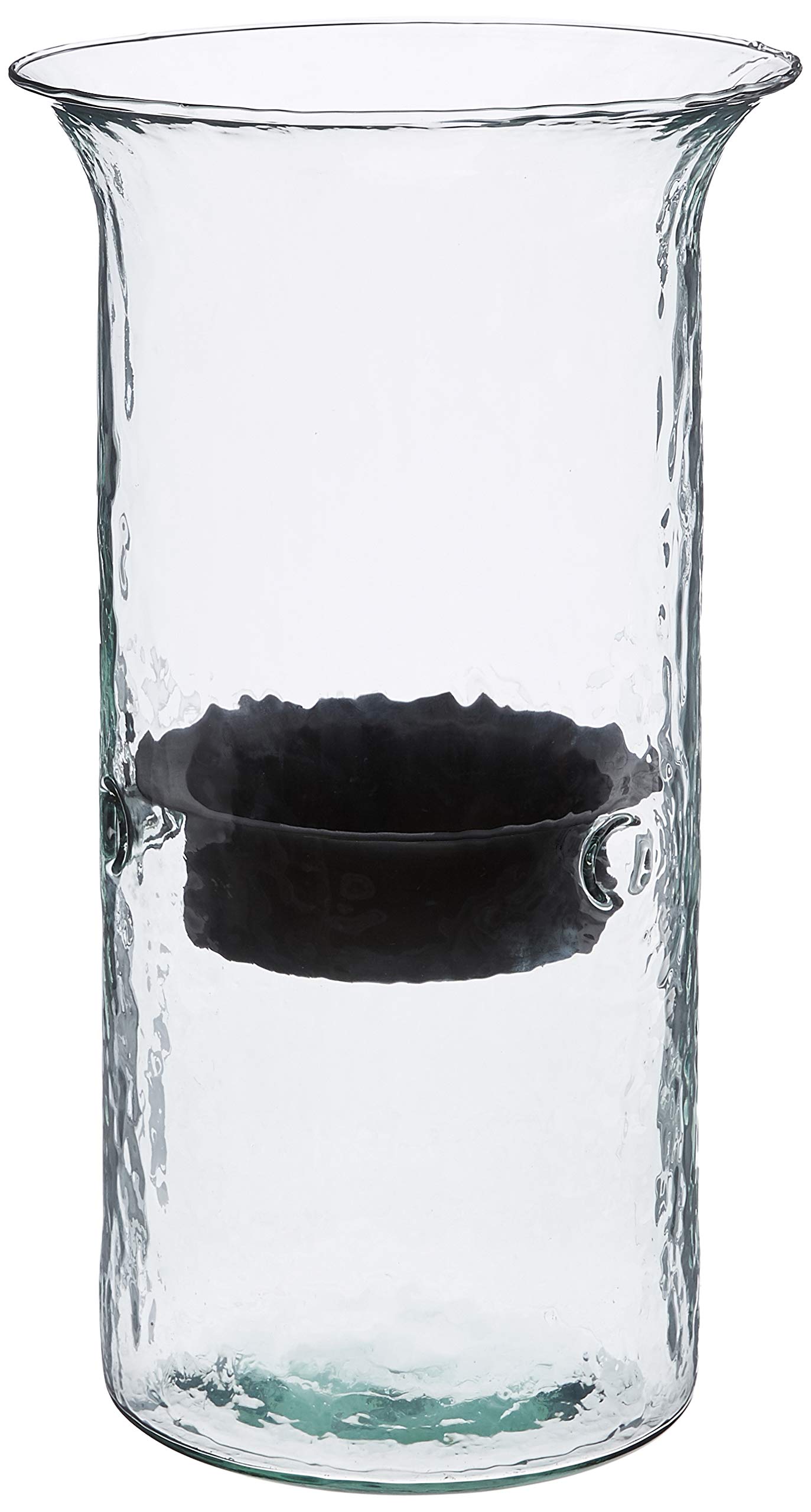 KALALOU CV411 Original Glass Medium Candle Cylinder Vase - 6oz Brown Glass Container for Home Decor, Wedding Centerpieces & Romantic Ambiance
