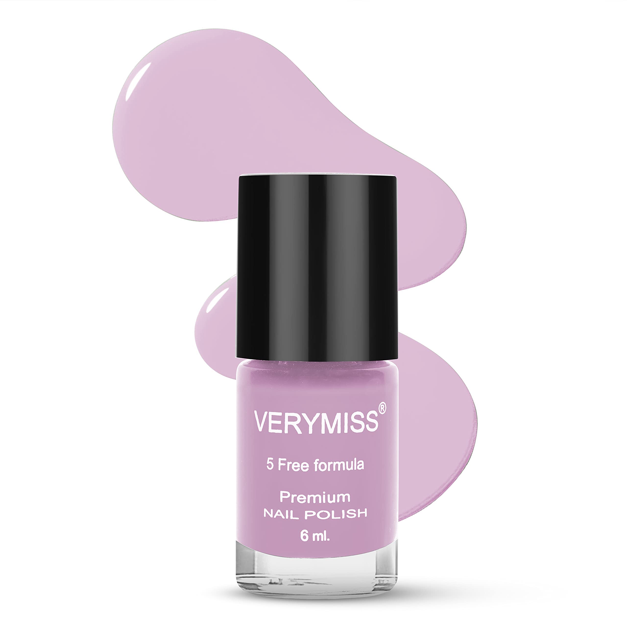 Verymiss Premium Nail Polish Set - 6ml Long Lasting Glossy Nail Lacquer (Barbie Pink) for Women & Girls - Perfect for Parties, Weddings & Daily Wear