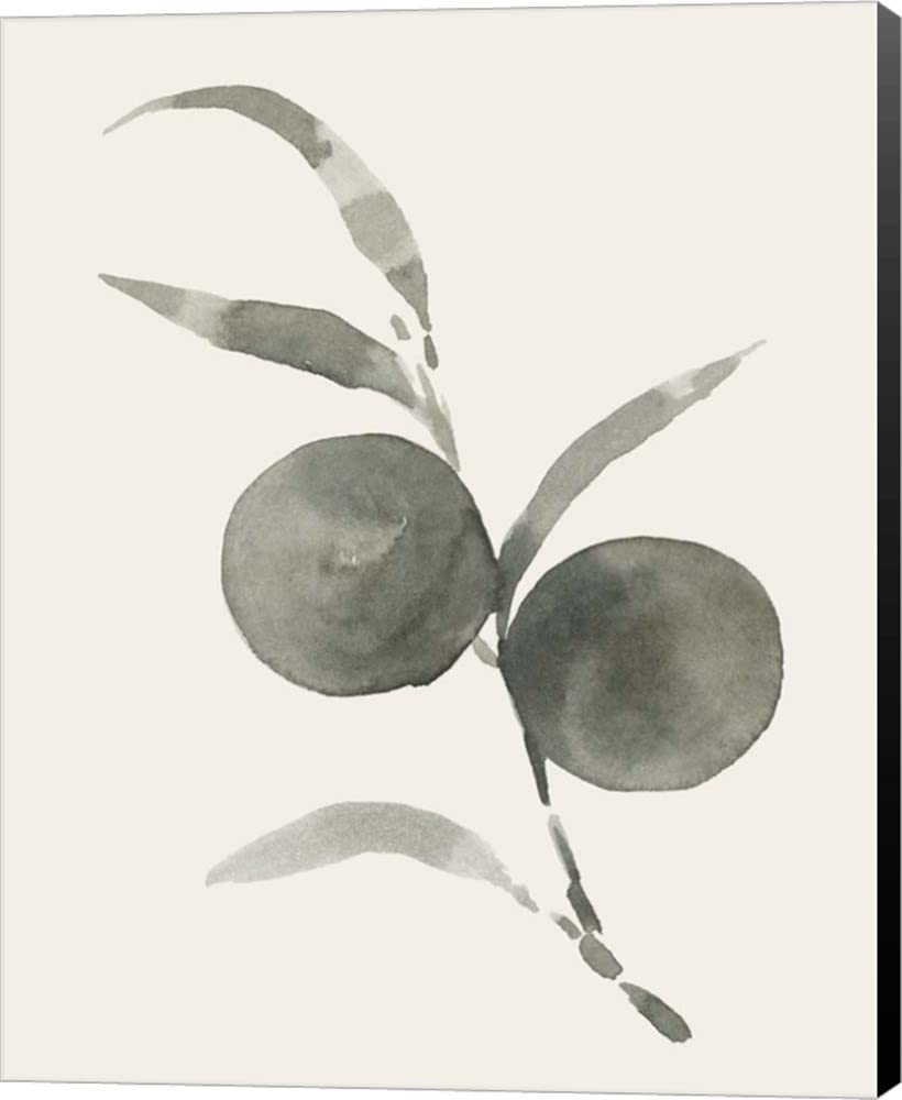 Twilight Oranges II by Emma Caroline - 16x20 Inch Canvas Wall Art, Museum Wrapped with Black Edges - Perfect for Living Room, Bedroom & Office Decor