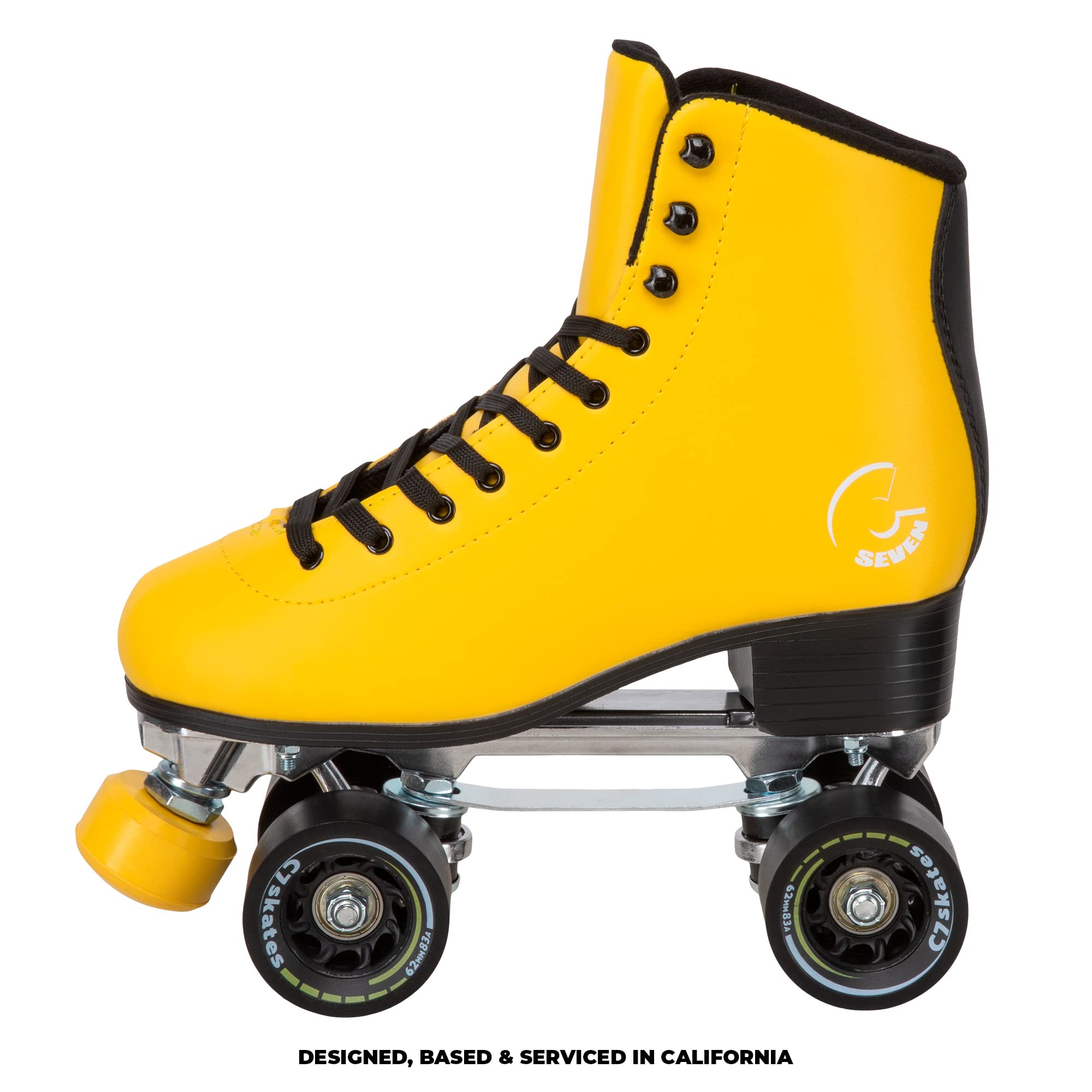 C7 Dark Magic Quad Roller Skates for Outdoor & Rink Skating