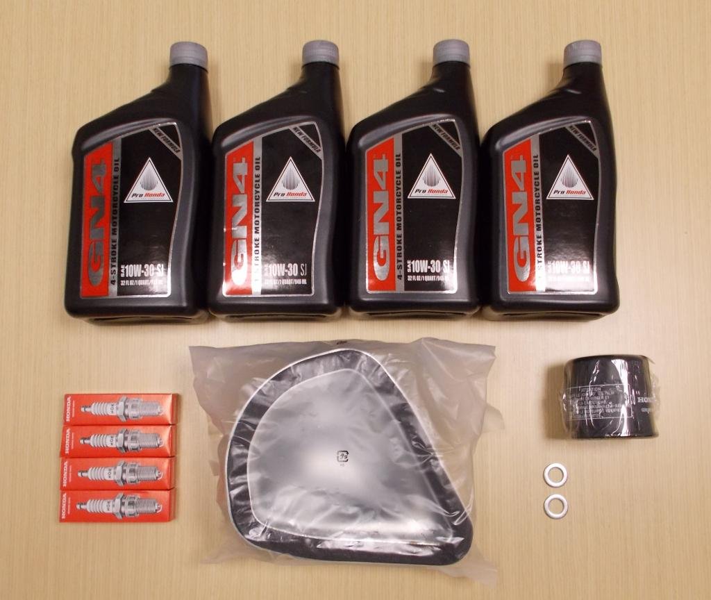 Honda VT1300 Interstate 2010-2013 Complete Oil Change & Tune-Up Kit - Motorcycle Maintenance for Smooth Rides & Long Engine Life