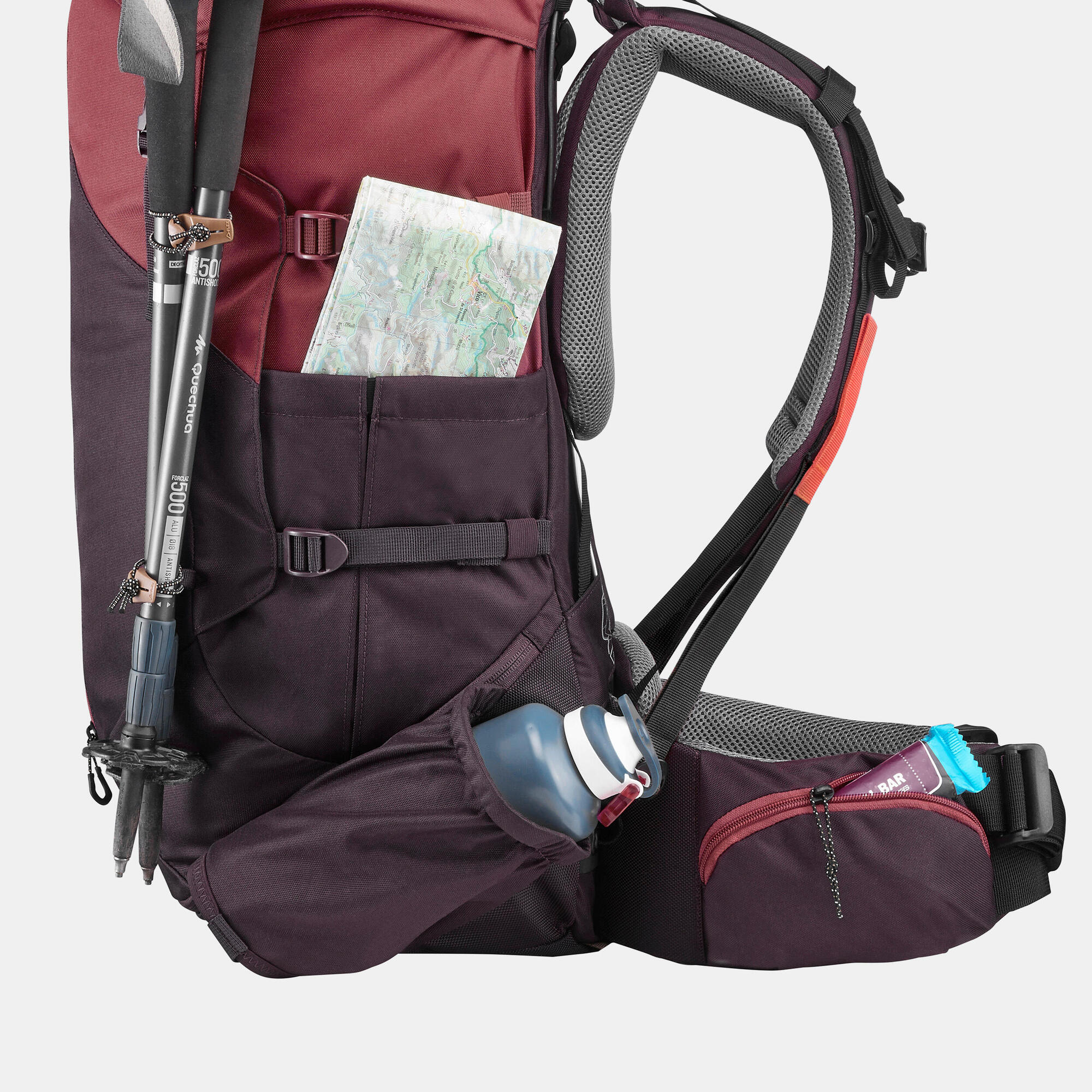 Simond Women's MT100 Easyfit 50L Backpacking Pack - Lightweight Hiking Backpack for Women with Adjustable Straps - Perfect for Camping, Trekking & Outdoor Adventures