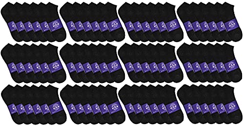 72 Pairs Mens Black