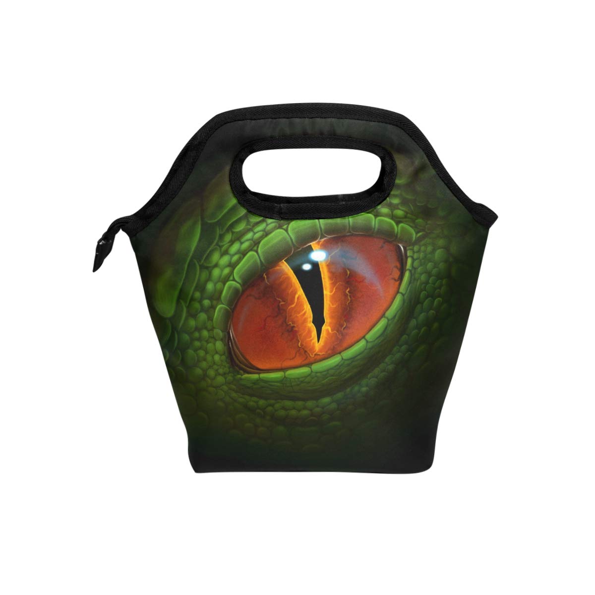 Dinosaur Insulated Lunch Bag Cooler Tote for Adults & Teens - Leakproof Zipper Lunch Box for Work, School & Picnics | Animal Print Dinosaur Lunch Bag for Men & Women | Perfect for Meal Prep, Office Lunch & Outdoor Activities