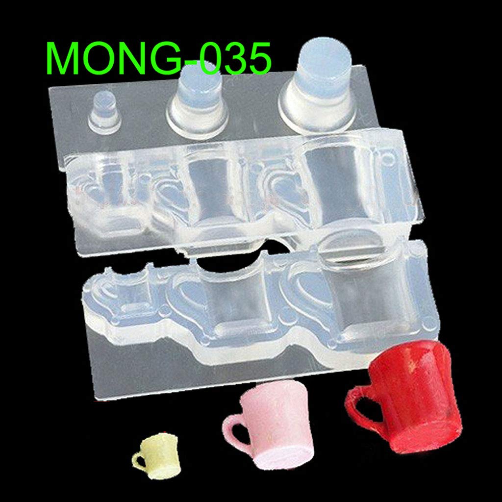 Mini Milk Bottle Goblet Cup Silicone Mold for Epoxy Resin Casting - DIY Jewelry Making, Candle & Soap Molds - Perfect for Crafting, Home Decor & Gift Ideas