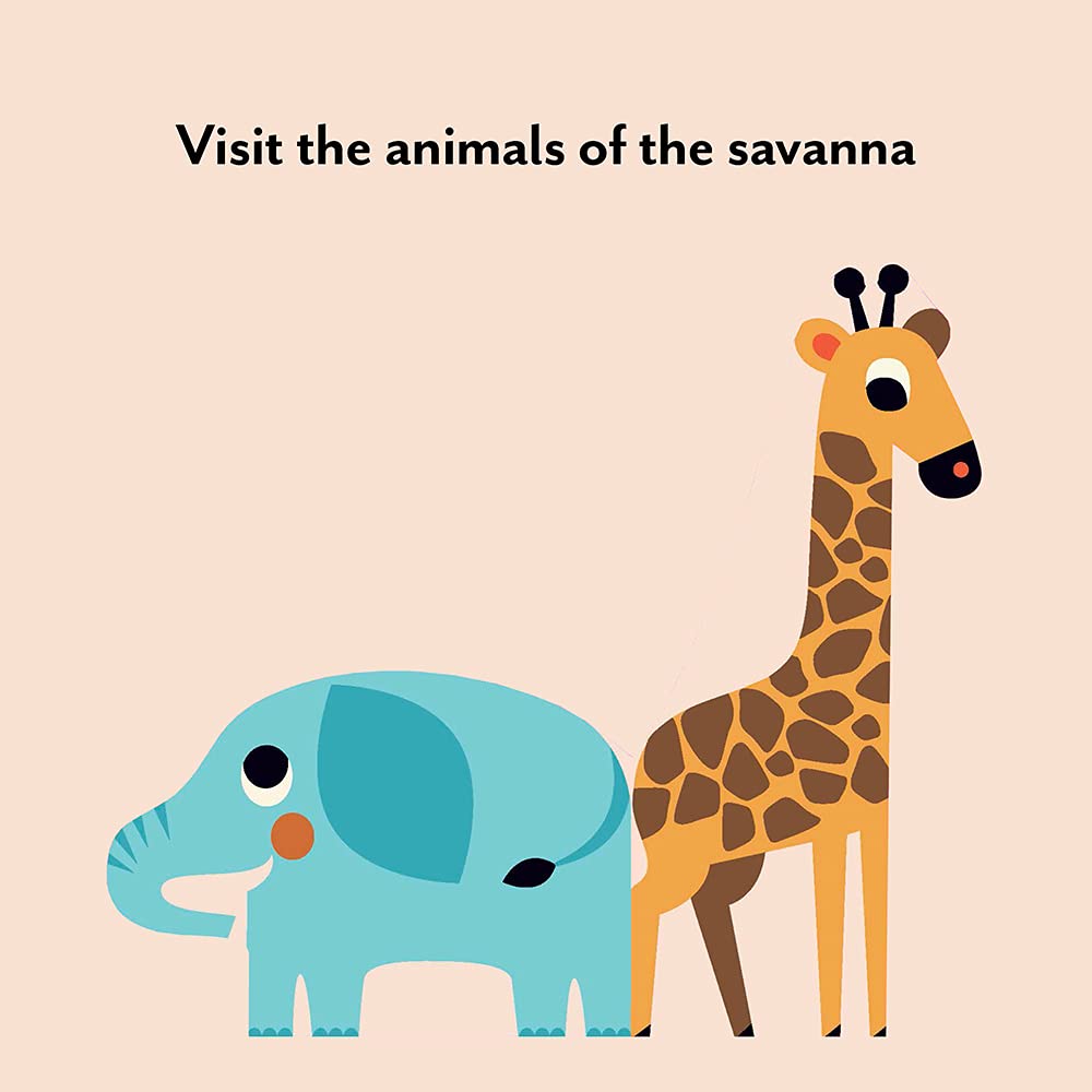 Bookscape Board Books: Wild Animals - Durable Baby Books for Early Learning & Toddler Education | Perfect for Storytime, Nursery, and Preschool Gifts