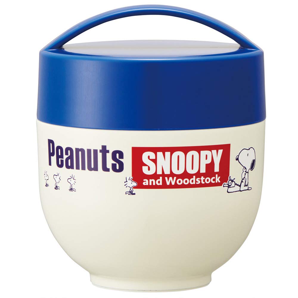 Insulated Lunch Box with Snoopy Retro Design - 540ml Leak-Proof Food Storage Container for School, Office & Picnics - BPA-Free Thermal Bowl for Hot & Cold Meals