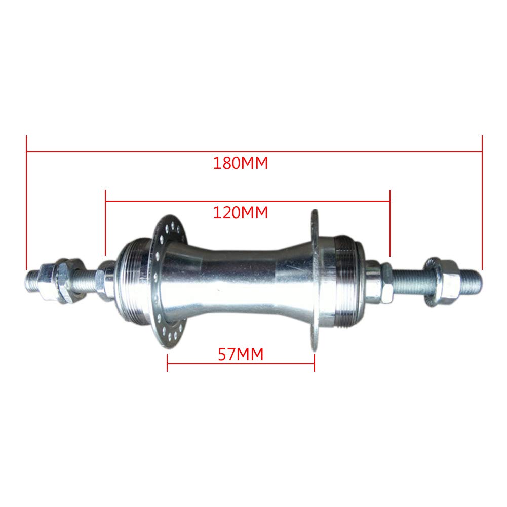36 Holes Rear Disc Hub - Single Speed Mountain Bike Hub for Road & MTB | Durable Iron Bicycle Hub Accessories | Perfect for Commuting, Trail Riding & Urban Cycling