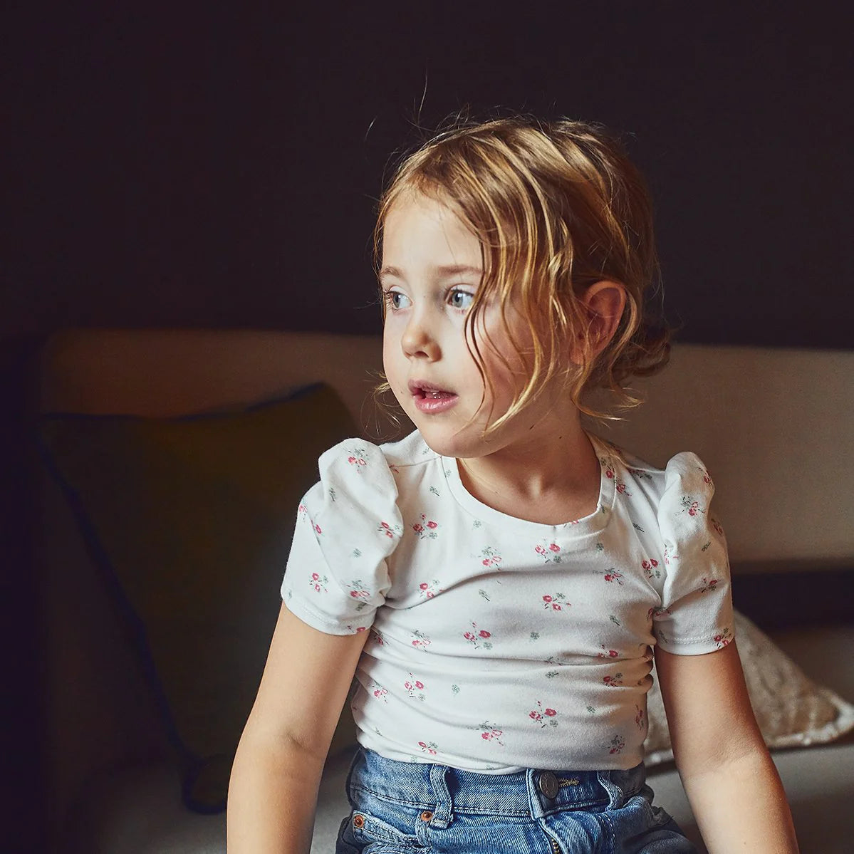 Lobelia T-Shirt Pattern for Kids Ages 3-12 | Trendy Floral Print Cotton Tee for Boys & Girls | Perfect for School, Playdates & Family Outings