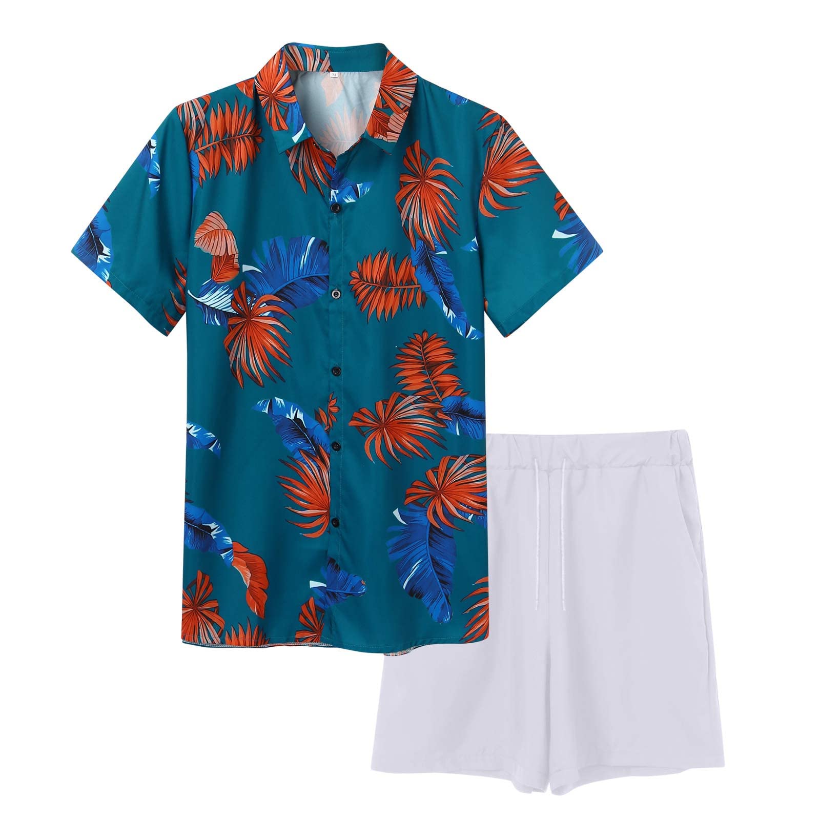A Tropical Adventure with Men's Casual Sportswear Set