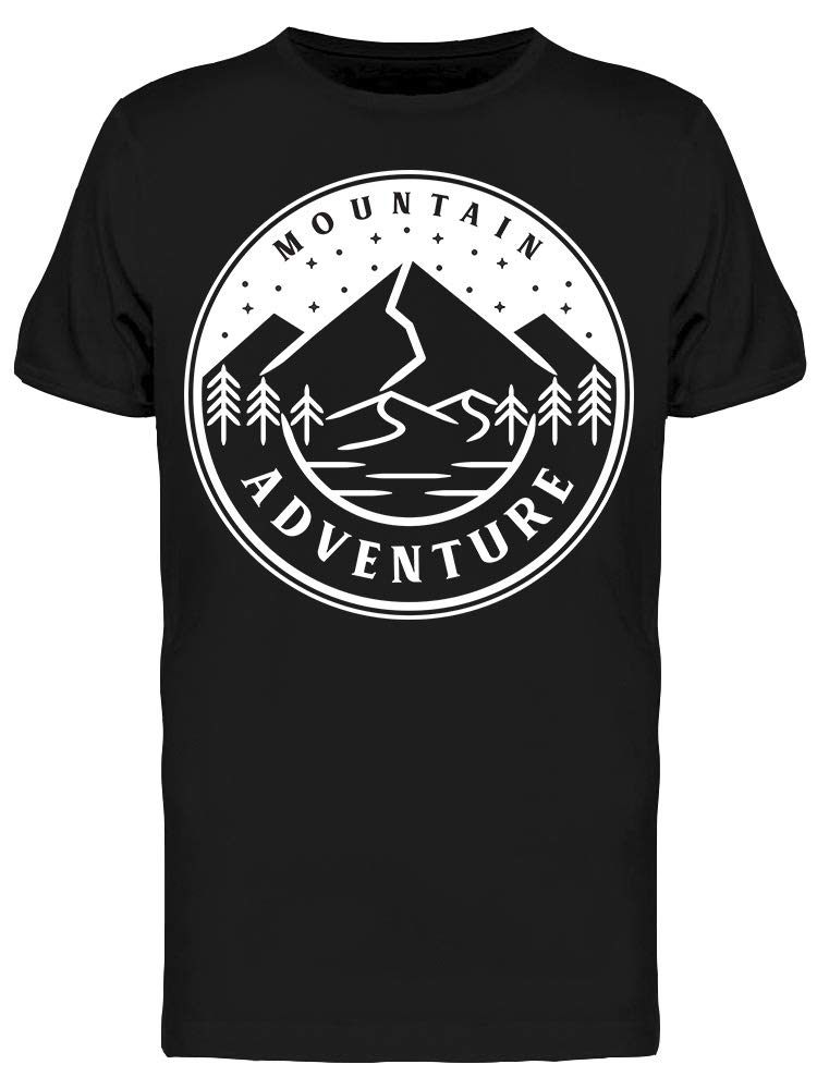 Smartprints Mountain Pines Graphic T-Shirt for Men - Soft Cotton Casual Tee for Outdoor Adventures & Everyday Wear