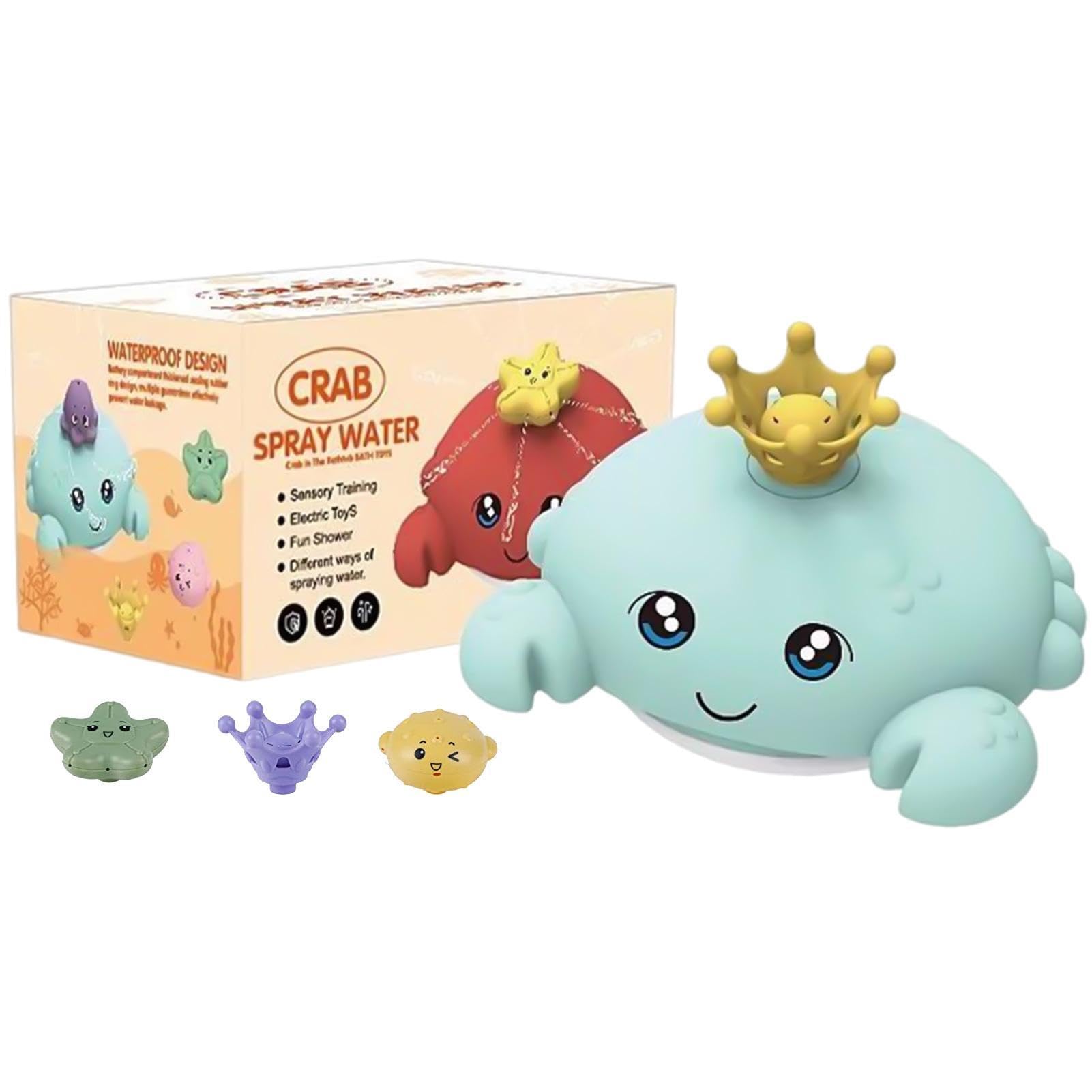 Glow in the Dark Whale Bath Toys for Babies & Kids - LED Light Up Pool & Bathtub Toys for Sensory Play, Birthday Gifts, Christmas Stocking Stuffers (Perfect for Nighttime Baths, Sensory Development & Holiday Celebrations)