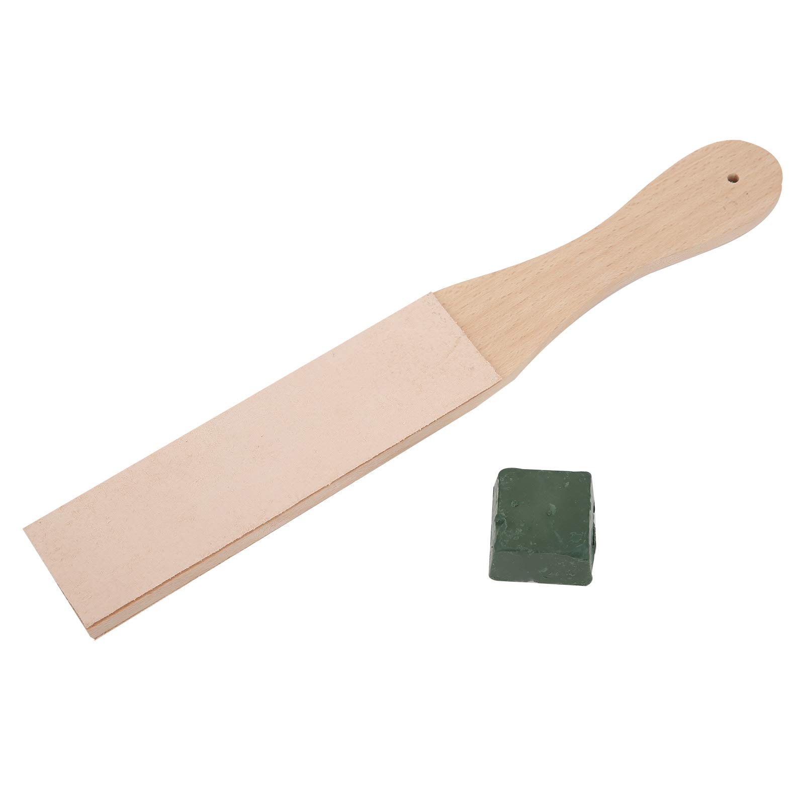 Premium Leather Sharpening Strop for Knives - Professional Polish & Hone Hunting, Fishing, Kitchen Knives, Razors & Daggers - Ideal for Home, Camping & Outdoor Use