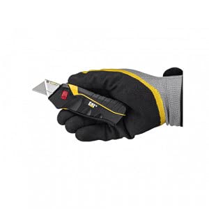 Caterpillar 980080 Small Squeeze Utility Knife - Auto Loading Hand Tool with Replaceable Blades for Construction, DIY & Workshop Use