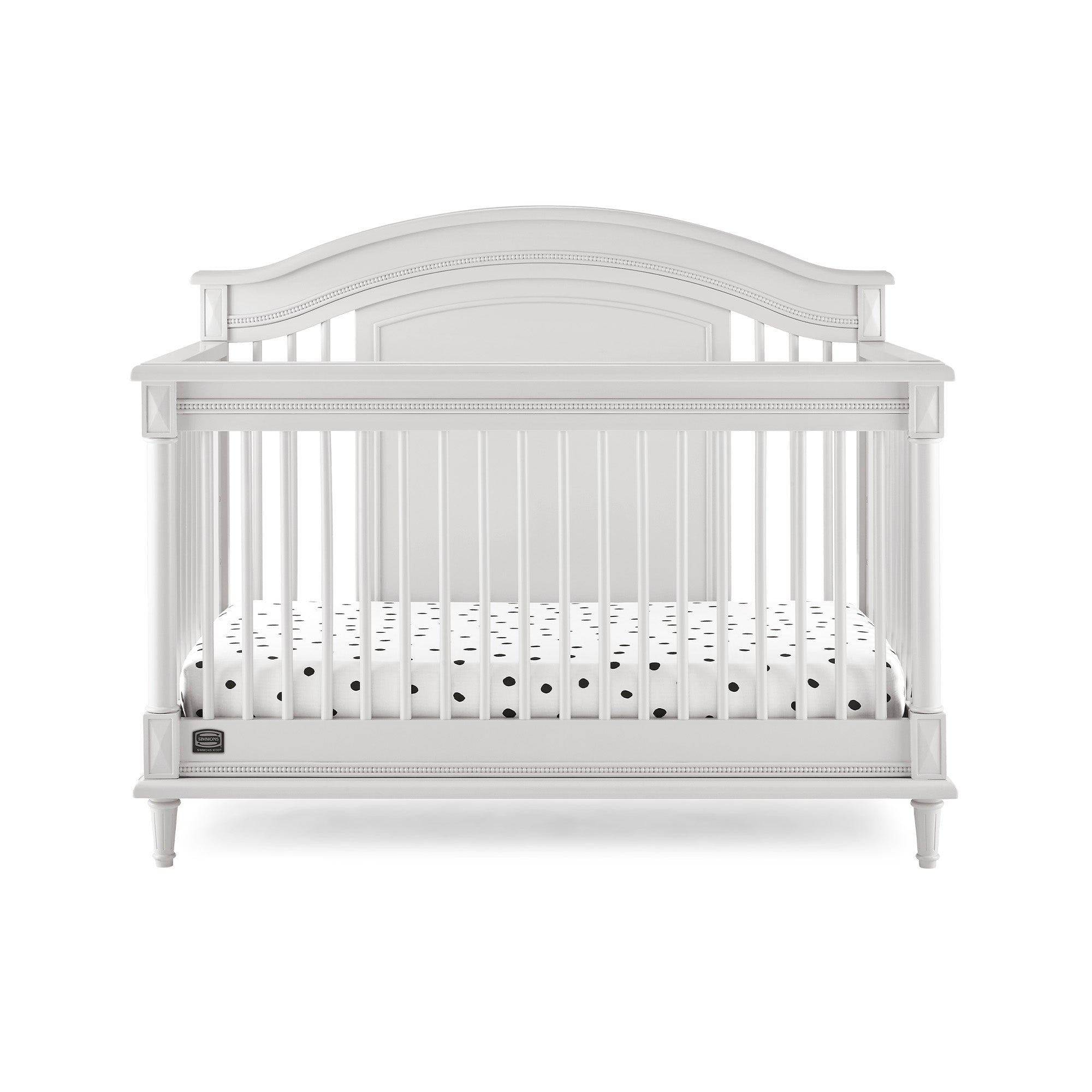 Juliette 6-in-1 Convertible Crib - Baby Crib to Toddler Bed, Daybed & Full Size Bed - Safe Nursery Furniture for Boys & Girls - Perfect for Newborns, Infants & Growing Kids
