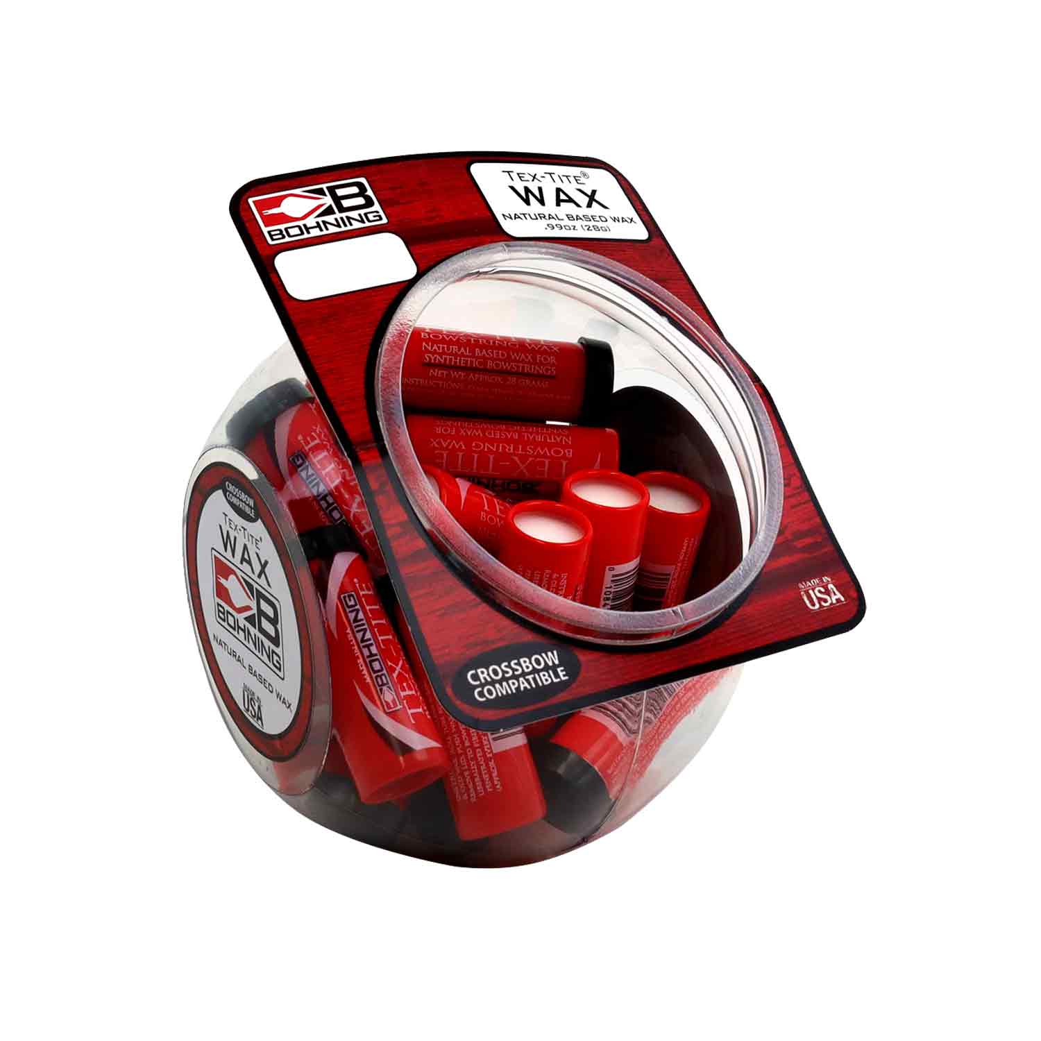 Bohning Tex Tite Fish Bowl 24 Pack - Premium Glue for Archery & Bowhunting - Perfect for Fletching Arrows and Bow Repairs