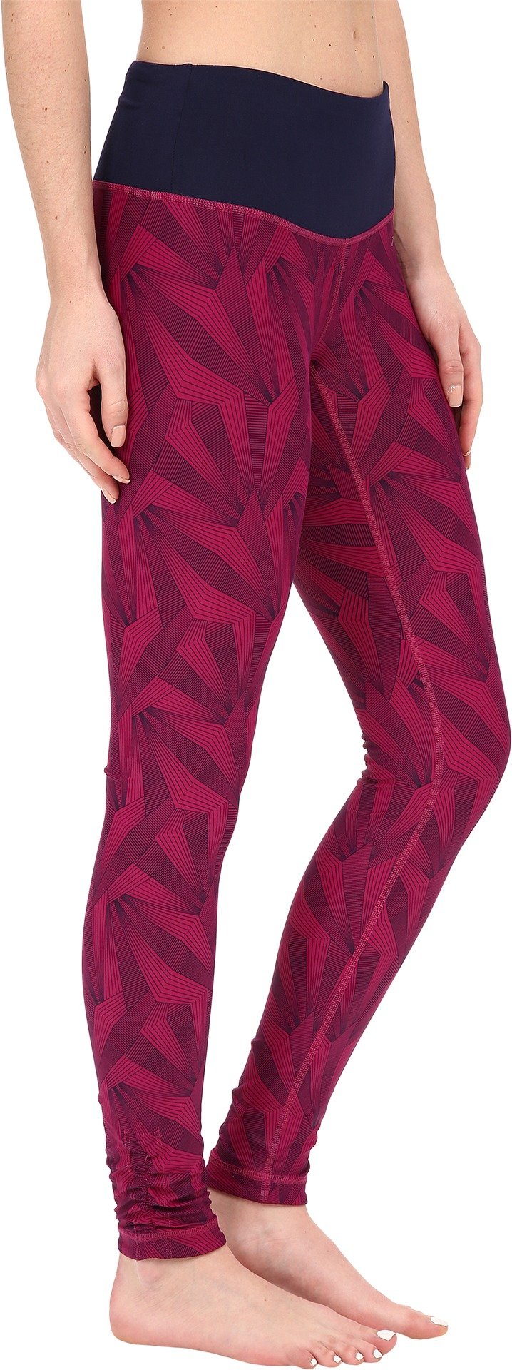 Brooks Women's Greenlight Tights SE - High-Performance Running Tights in Little Sunshine/Currant, Size LG (US 12-14) X 28