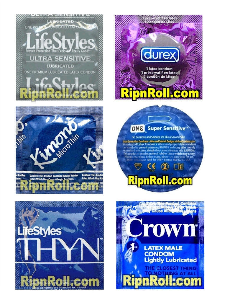 Premium Ultra Thin Condoms Variety Pack - 12 Pack, Natural Latex, Lubricated for Enhanced Sensitivity & Comfort - Perfect for Couples, Safe & Discreet Protection for Intimate Moments