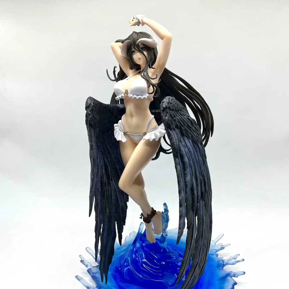 Overlord Albedo Swimsuit Ver. Anime Figure - 12.5inch/32cm Removable Clothes Collectible Doll Statue | Perfect for Anime Fans, Home Decoration & Gift Giving