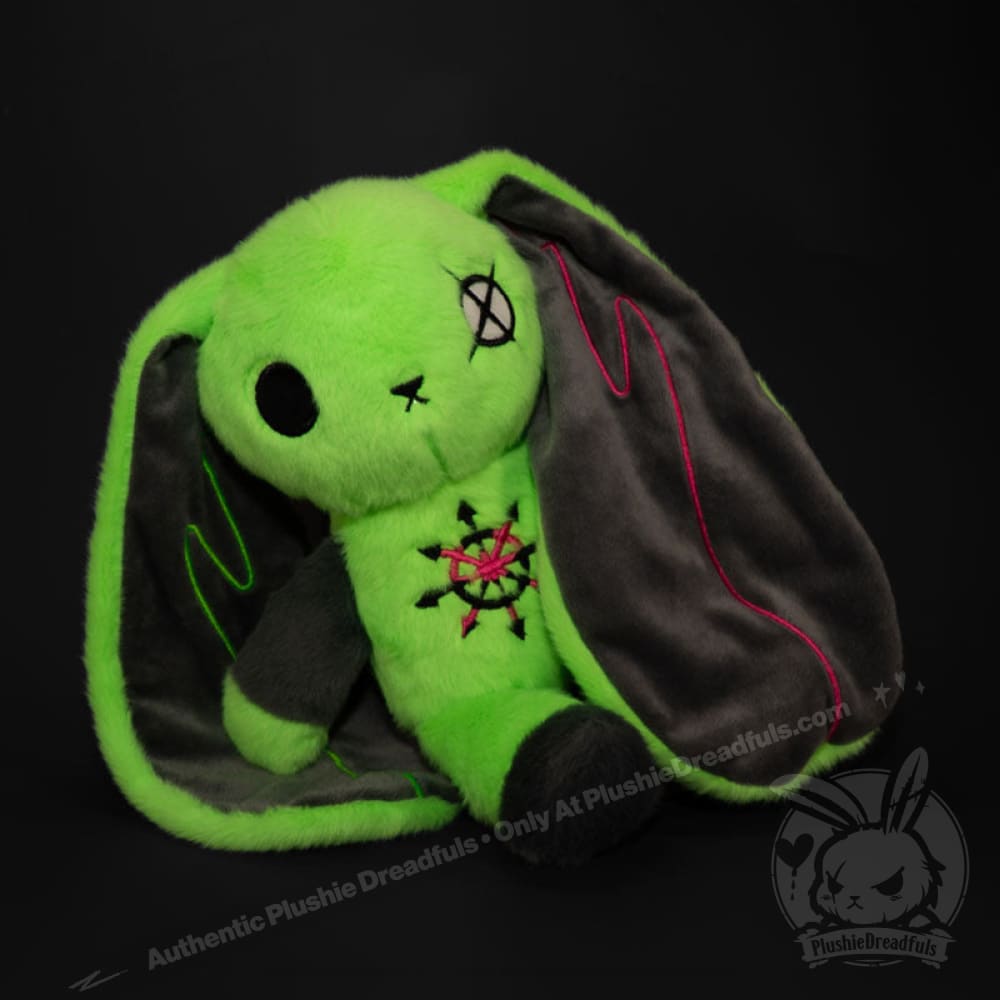 Plushie Dreadfuls ADHD Rabbit Extra Chaos Edition - Soft Stuffed Animal Toy for Kids & Adults | Perfect for Anxiety Relief, ADHD Support & Emotional Comfort