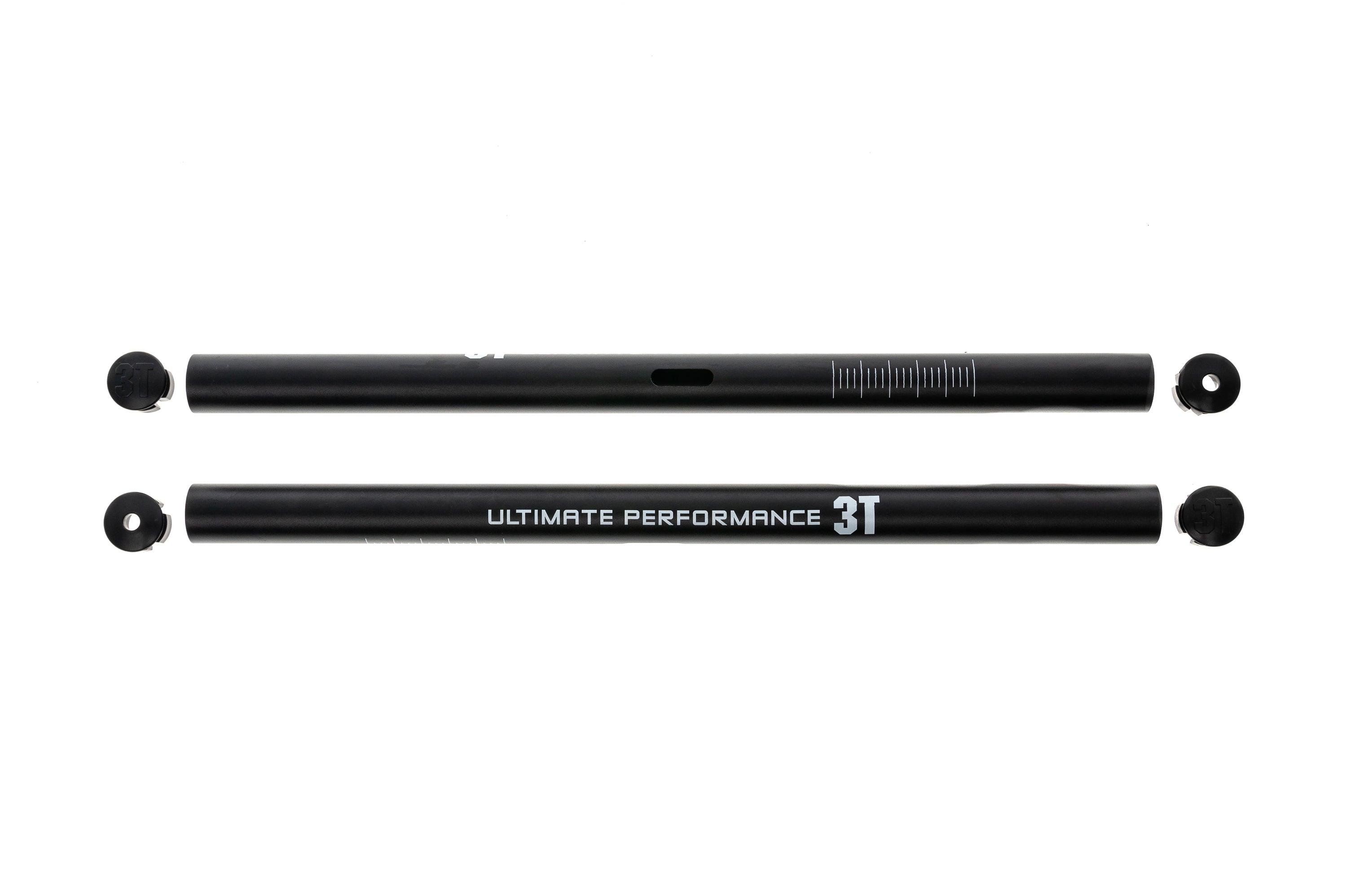 3T Straight Aerobar Extensions - Lightweight Carbon Fiber Aero Bars for Road & Triathlon Bikes - Perfect for Time Trials, Triathlons & Long-Distance Cycling