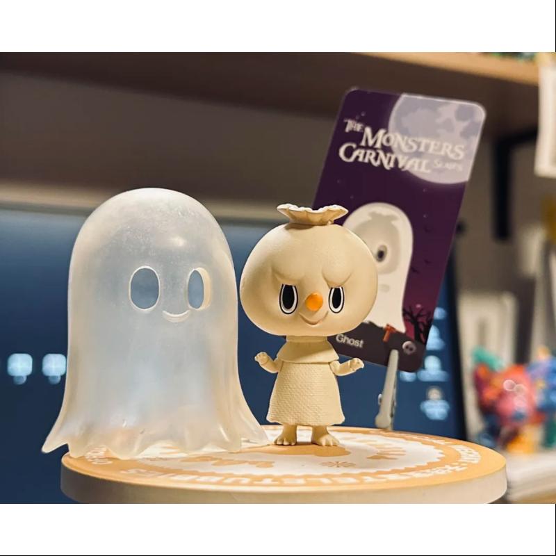 Labubu The Monsters Carnival Series Ghost Action Figure - Collectible Vinyl Art Toy for Display & Decoration | Perfect for Anime Fans, Home Decor, and Gift Giving