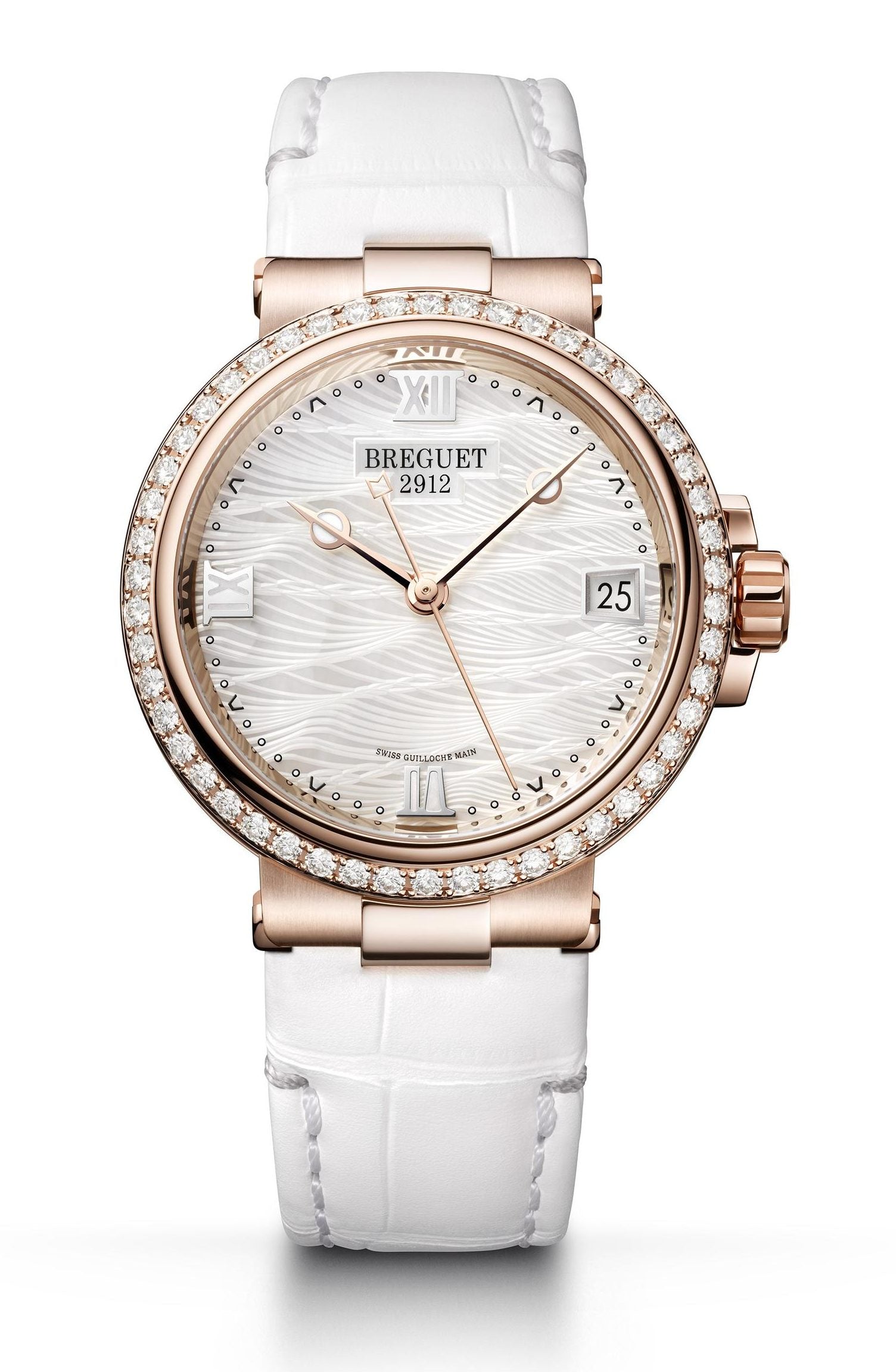 Breguet Marine Dame 9518 Women's Watch - 18K Rose Gold Luxury Timepiece for Elegant Occasions & Special Events