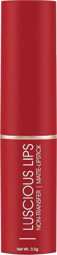 GELATO BEAUTY Long Lasting Matte Lipstick - Non Transfer, Creamy Texture, Luscious Lips (Red Coat, 3.5g) | Perfect for Date Night, Parties & Everyday Wear