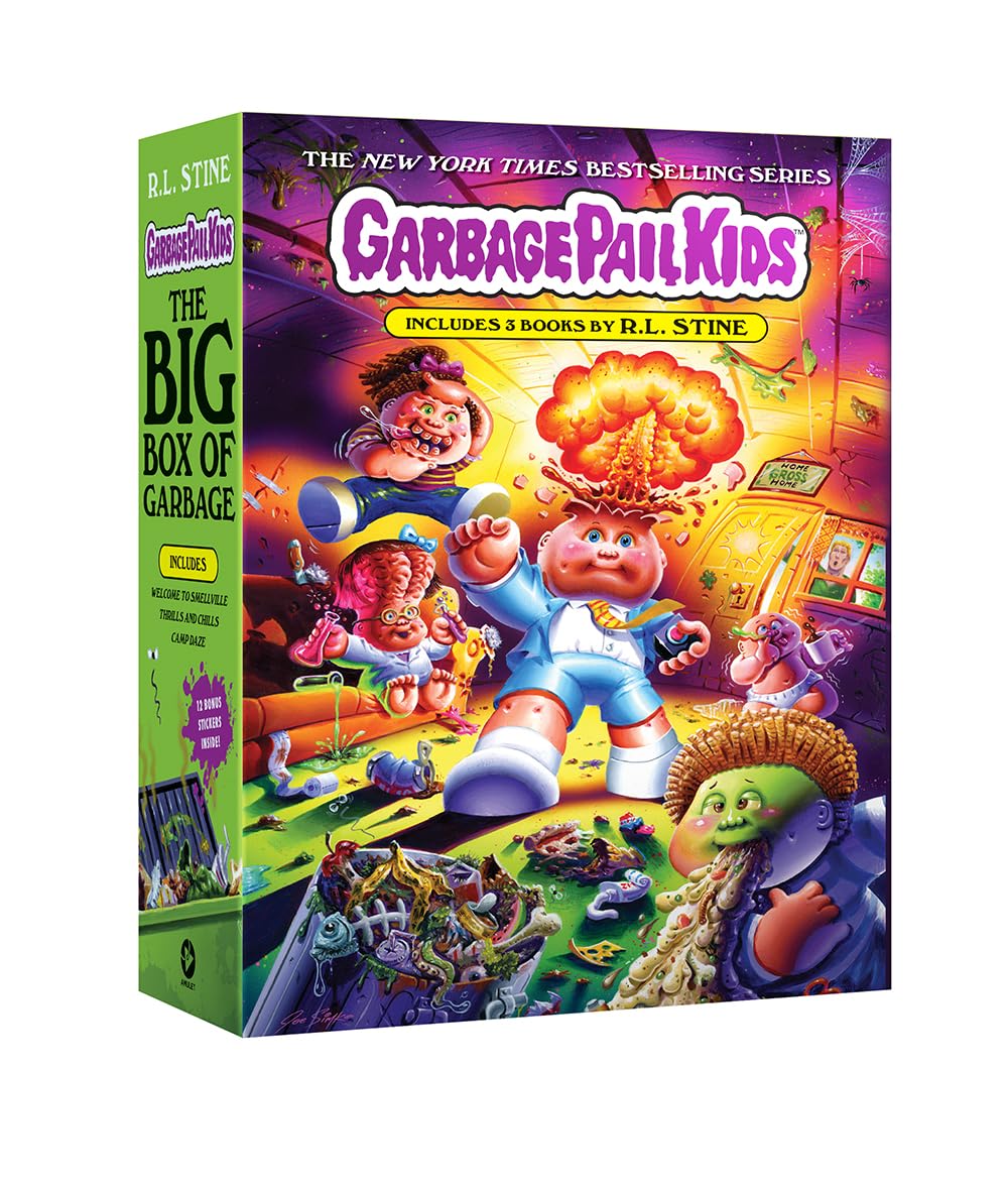 Garbage Pail Kids: The Big Box of Garbage (3-Book Box Set) - Welcome to Smellville, Thrills & Chills, and Camp Daze | Collectible Book Series for Kids & Teens | Perfect for Gifts, Reading Fun, and Nostalgic Fans