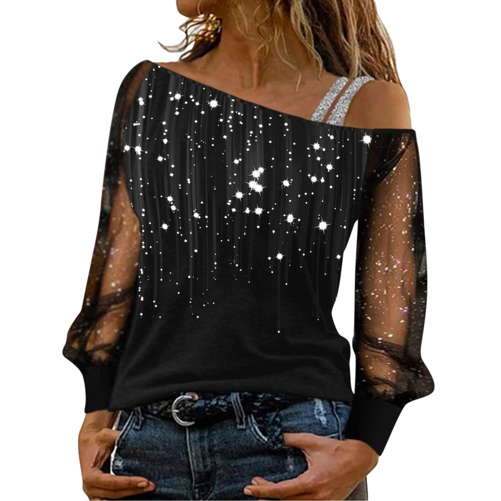2023 Women's Summer Fashion Tunic Tops - Casual Blouses, Off Shoulder Tank Tops & Workout Shirts for Yoga, Beach & Everyday Wear