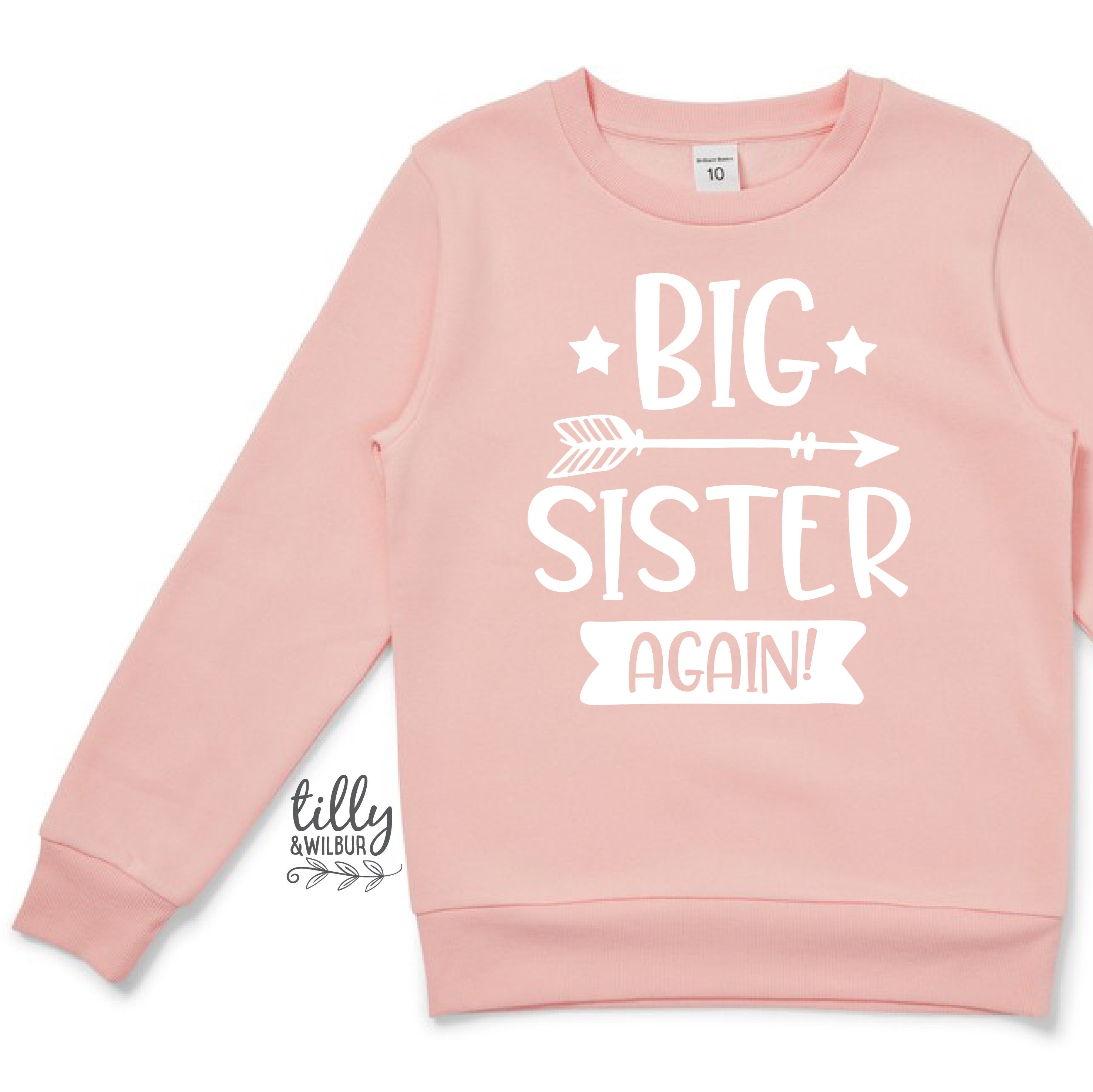 Big Sister Again Jumper - Stylish Women's Knit Sweater for Casual Wear | Perfect for Fall & Winter Outfits, Family Gatherings & Cozy Evenings