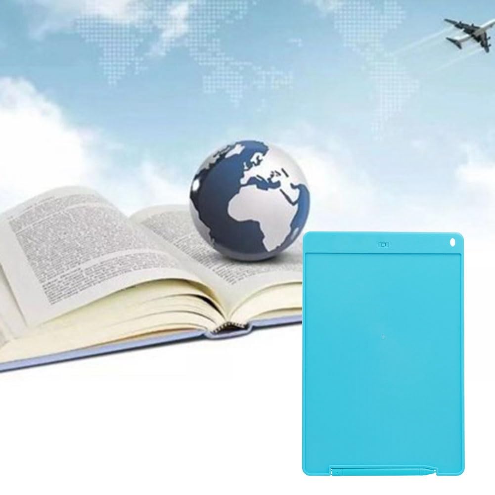 Skiitches 10 Inch LCD Writing Tablet - Electronic Drawing Pad with Hand Erasable Screen, Light Blue Digital Sketch Board for Kids & Adults - Perfect for Home, Office, School & Travel Doodling