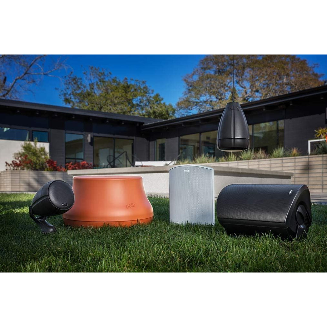 Polk Atrium 5 All-Weather Outdoor Speakers (Pair) - High-Quality Sound for Patio, Garden, and Poolside Entertainment