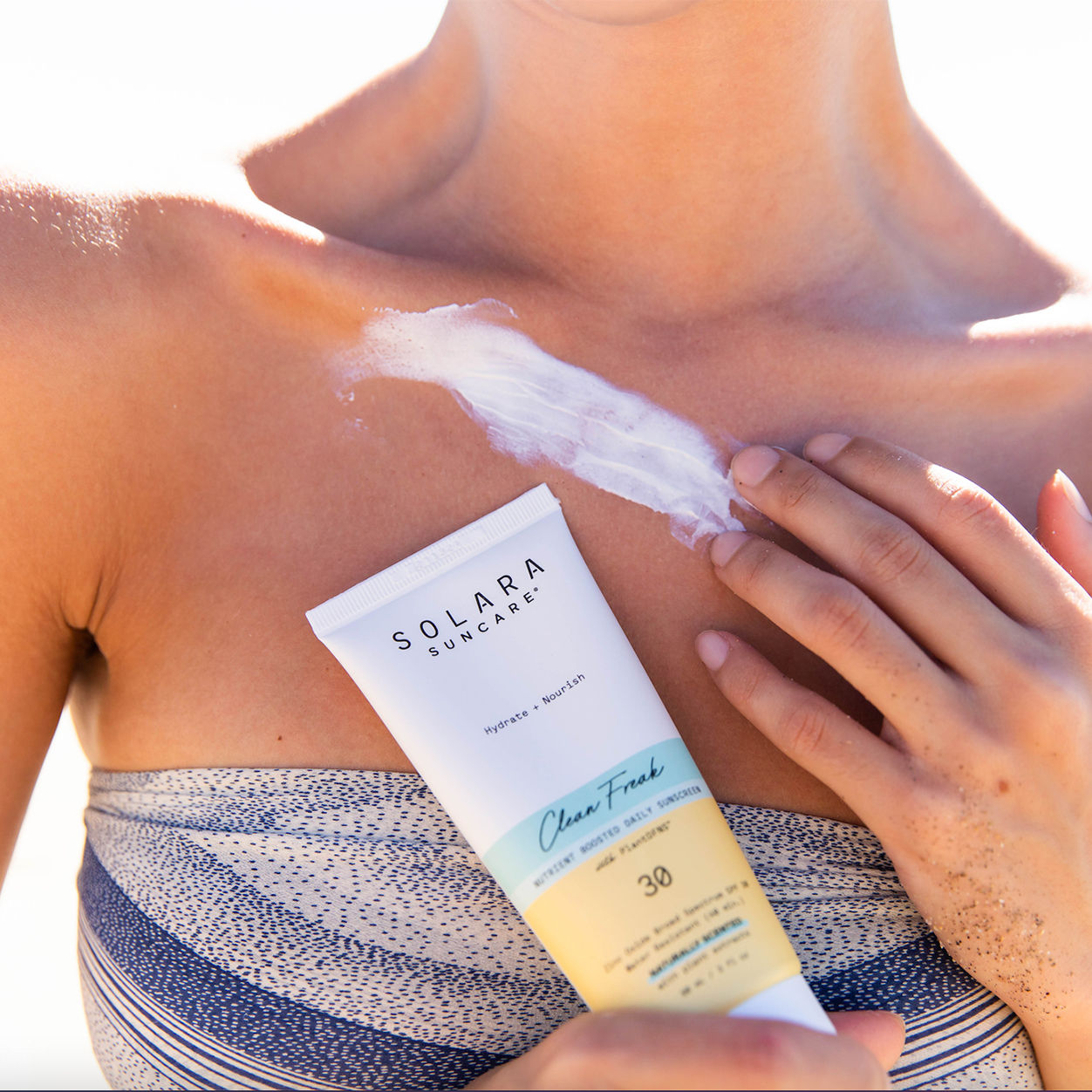 Clean Freak Scented SPF 30 Sunscreen Lotion - Broad Spectrum UVA/UVB Protection, Lightweight & Non-Greasy - Perfect for Beach, Pool & Outdoor Activities