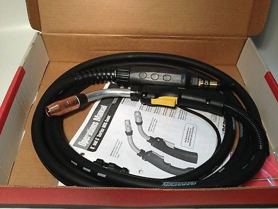 Bernard Miller Q Gun 15 Ft 300 Amp Q3015AE8XM Q300 Welding Torch - Heavy Duty MIG Welding Gun for Industrial & DIY Metal Fabrication - Perfect for Automotive Repair, Construction & Metalworking Projects