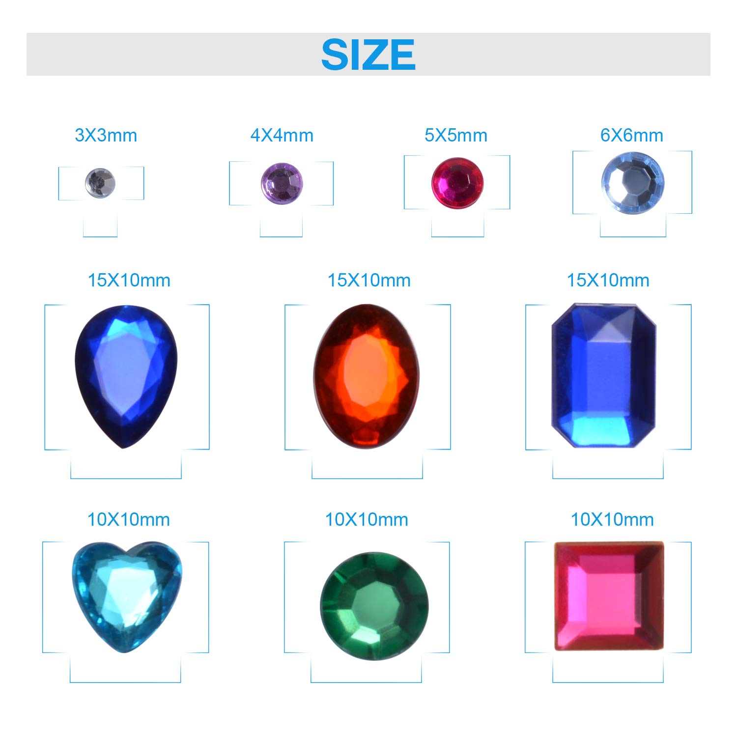 1141Pcs Rhinestone Stickers - Self-Adhesive Crystal Gems for DIY Crafts, Nail Art, Body Jewelry & Festival Makeup | Perfect for Costume Parties, Wedding Decor & Home Crafting Projects