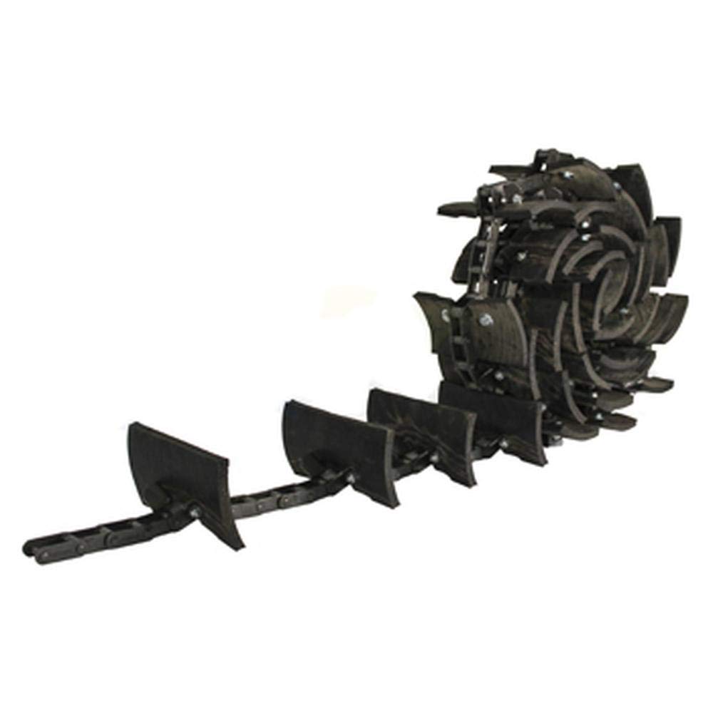 RAParts AMAH162442 Clean Grain Elevator Chain with Durable Rubber Paddles - Replacement Part for Grain Handling Equipment - Perfect for Farm Harvesting, Grain Storage & Agricultural Machinery Maintenance