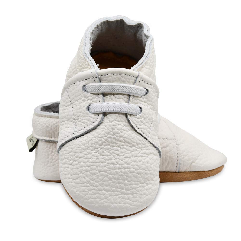 iEvolve Baby Girls & Boys Soft Sole First Walker Shoes - Non-Slip Toddler Moccasins for 6-24 Months | Perfect for Indoor Play, Learning to Walk & Special Occasions