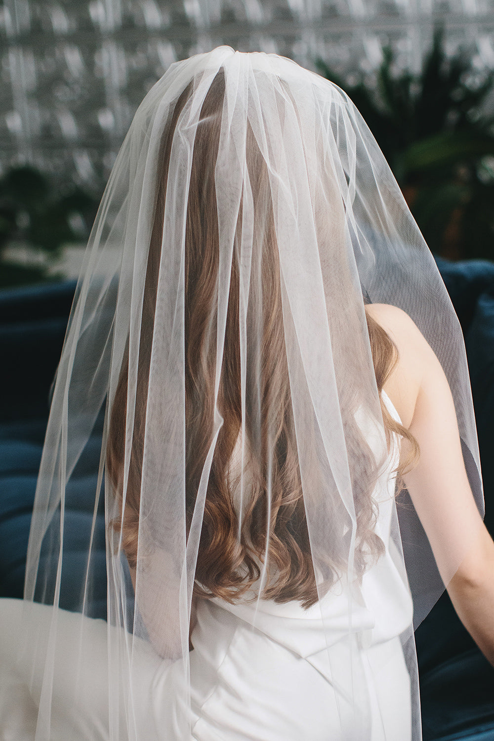 Elegant Simple Cut Edge Veil - Perfect for Weddings, Bridal Accessories & Special Occasions